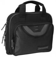 Browning Crossfire Double Pistol Case 12.5" x 10.5" x 3.5" Black with Gray Trim - 12902099 Browning Crossfire Double Pistol Case 12.5" x 10.5" x 3.5" Black with Gray Trim - 12902099