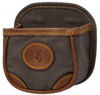 Browning Lona Shell Carrier 1 box Rounds Flint w/Brown Trim Canvas/Leather - 121388694 Browning Lona Shell Carrier 1 box Rounds Flint w/Brown Trim Canvas/Leather - 121388694