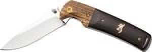 Browning 3220231 Buck Mark Hunter Folder 3" 8Cr13MoV Stainless Steel Drop Point Hardwood - 173