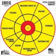 Pro-Shot SplatterShot Pistol Training Hanging Paper 12" Bullseye Red/Yellow 6 Per Pack - PTT6PK Pro-Shot SplatterShot Pistol Training Hanging Paper 12" Bullseye Red/Yellow 6 Per Pack - PTT6PK