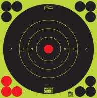 Pro-Shot SplatterShot Self-Adhesive Paper 6" Bullseye Black/Green 12 Per Pack