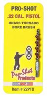 Pro-Shot Tornado Bore Brush .22 Cal Pistol 8-32 Bronze - 22PTO Pro-Shot Tornado Bore Brush .22 Cal Pistol 8-32 Bronze - 22PTO