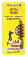 Pro-Shot Tornado Bore Brush .45 Cal Pistol Bronze - 45PTO
