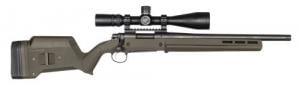 Magpul Hunter 700 Stock Fixed w/Aluminum Bedding & Adj Comb OD Green Synthetic for Remington 700 SA