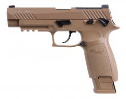 Sig Sauer Airguns P320-M17 Air Pistol CO2 177 Pellet 20rd Coyote Frame Coyote Polymer Grip - AIRM17177 Sig Sauer Airguns P320-M17 Air Pistol CO2 177 Pellet 20rd Coyote Frame Coyote Polymer Grip - AIRM17177