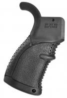 FAB Defense AGR-43 Ergonomic Pistol Grip AR-15 Multi-Textured Black Polymer w/Rubber Overmold