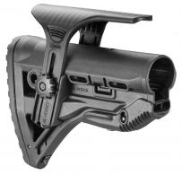 FAB Defense GL-Shock CP Buttstock with Adjustable Cheekrest & Anti-Rattle Mechanism Matte Black Synthetic for M4/M16 - FXGLSHOCKCP FAB Defense GL-Shock CP Buttstock with Adjustable Cheekrest & Anti-Rattle Mechanism Matte Black Synthetic for M4/M16 - FXGLSHOCKCP