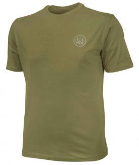 Beretta USA Beretta Logo Short Sleeve T-Shirt Army Green Cotton Large