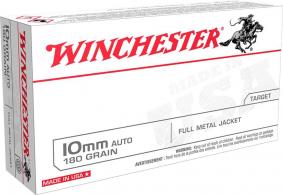 Winchester USA 10mm 180gr FMJ 50rd box - USA10MM Winchester USA 10mm 180gr FMJ 50rd box - USA10MM