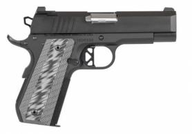 CZ-USA Enhanced Commander ECP 9mm Single 4 9+1 Tapered G10 Grip Black Forge - 01884