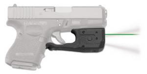 Crimson Trace LL810G Laserguard Pro Black Green Laser 150 Lumens 5mW 532nM Wavelength Compatible w/ For Glock 26 Gen3-5; 27/33/3 - 313