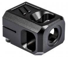 ZEV Pro V2 9mm Luger Compensator 1/2"-28 tpi Black Steel - COMPPROV2B ZEV Pro V2 9mm Luger Compensator 1/2"-28 tpi Black Steel - COMPPROV2B