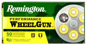 Remington Performance WheelGun .38 Spc 158 gr Lead Round Nose (LRN) 50RD BOX - 22281 Remington Performance WheelGun .38 Spc 158 gr Lead Round Nose (LRN) 50RD BOX - 22281