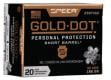 Speer Ammo 40 S&W Gold Dot Personal Protection 180 GR Hollow Point 20 Bx/ 10 Cs - 204