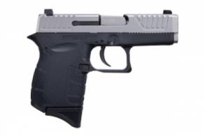 Diamondback Firearms DB9 9mm Double Action 3.0 6+1 Black Poly Grip/Frame Nickel Slide