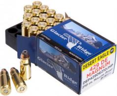 Magnum Research Glacier Ridge .429 DE 20 Rounds JHP 210 Grain 1750fps - 88 Magnum Research Glacier Ridge .429 DE 20 Rounds JHP 210 Grain 1750fps - 88