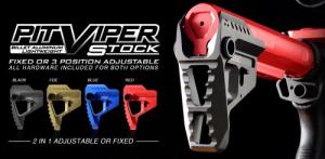 Strike Pit Viper  AR Rifle Aluminum/Steel Blue - VIPERPITBLU