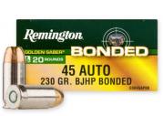 Main product image for Remington Golden Saber Jacketed Hollow Point 45 ACP Ammo 20 Round Box
