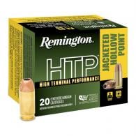 Remington HTP 9mm 115 GR Jacketed Hollow Point (JHP)0 Bx/5 Cs - RTP9MM1A Remington HTP 9mm 115 GR Jacketed Hollow Point (JHP)0 Bx/5 Cs - RTP9MM1A