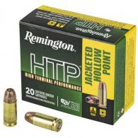 Remington HTP 9mm+P 115 GR Jacketed Hollow Point (JHP)0 Bx/5 Cs