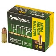 Remington Ammunition HTP 9mm Luger 147 gr Jacketed Hollow Point (JHP) 20 Per Box/ 25 Cs - 28295 Remington Ammunition HTP 9mm Luger 147 gr Jacketed Hollow Point (JHP) 20 Per Box/ 25 Cs - 28295