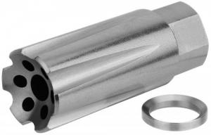 TacFire Linear 9mm Luger Compensator 1/2"-36 tpi Stainless Steel - MZ10209MMSS