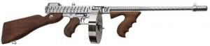 Thompson 1927A-1 Deluxe .45 ACP 16.5" Hard Chrome Tiger Stripe 20+1 (Stick), 50+1 (Drum) Walnut Stock - T150DCRTS Thompson 1927A-1 Deluxe .45 ACP 16.5" Hard Chrome Tiger Stripe 20+1 (Stick), 50+1 (Drum) Walnut Stock - T150DCRTS