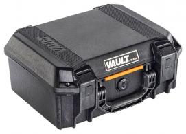 Pelican Vault Medium Case Polyethylene Black 15.41" L x 13.08" W x 6.16" D - VCV200 Pelican Vault Medium Case Polyethylene Black 15.41" L x 13.08" W x 6.16" D - VCV200