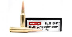 Norma Ammunition (RUAG) Match Hybrid Target 6.5 Creedmoor 130 gr Hollow Point Boat-Tail (HPBT) 20 Bx/ 10 Cs - 10166312 Norma Ammunition (RUAG) Match Hybrid Target 6.5 Creedmoor 130 gr Hollow Point Boat-Tail (HPBT) 20 Bx/ 10 Cs - 10166312