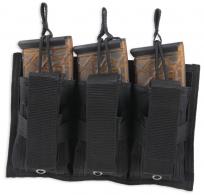 Bulldog Tri-Double Molle Mag Pouch Belt Black - BDT62 Bulldog Tri-Double Molle Mag Pouch Belt Black - BDT62