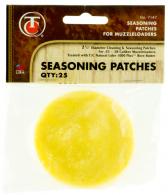 T/C Accessories 31007147 Seasoning Patches Natural Lube Cotton 2.50" 25 Per Pack - 824