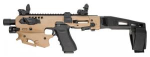 Command Arms MCK Advanced Conversion Kit Fits For Glock 17/19/19X/22/23/31/32/45 Gen3-5 Flat Dark Earth Synthetic Stock - MCKTA