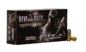 Hevishot Hevi-Duty 40 S&W 125 GR Lead Free Frangible 50 Bx/ 10 Cs