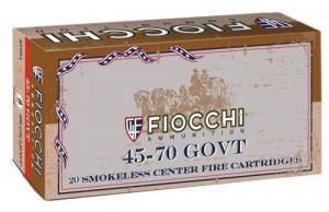 Fiocchi Cowboy Action 45-70 Gov 405 gr Lead Round Nose Flat Point (LRNFP) 20 Bx/ 10 Cs