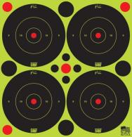 Pro-Shot SplatterShot Self-Adhesive Paper 3" Bullseye Black/Green 12 Per Pack - 3BGREEN48 Pro-Shot SplatterShot Self-Adhesive Paper 3" Bullseye Black/Green 12 Per Pack - 3BGREEN48