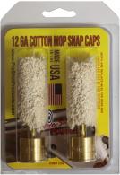 Pro-Shot Shotgun Snap Caps Mop 12 Gauge Brass Cotton Brush 2 Per Pack