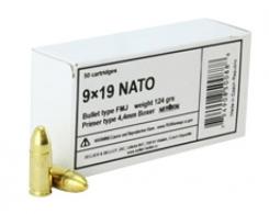Sellier & Bellot Handgun 9mmLuger 124gr Full Metal Jacket 50 Per Box/20 Case - SB9NATO Sellier & Bellot Handgun 9mmLuger 124gr Full Metal Jacket 50 Per Box/20 Case - SB9NATO