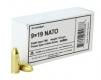 Main product image for Sellier & Bellot Handgun 9mm NATO 124 gr Full Metal Jacket (FMJ) 50 Bx/ 20 Cs