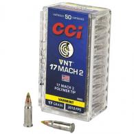 CCI Varmint VNT Polymer Tip 17 Mach 2 Ammo 50 Round Box - 948CC CCI Varmint VNT Polymer Tip 17 Mach 2 Ammo 50 Round Box - 948CC