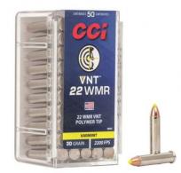 CCI  Varmint  .22 WMR 30gr  Varmint Tipped 50rd Box - 204