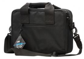 NcStar CPDX2971B VISM Double Pistol Range Bag with Mag Pouches, Loop Fasteners, Zippers, Padding & Black Finish - CPDX2971B NcStar CPDX2971B VISM Double Pistol Range Bag with Mag Pouches, Loop Fasteners, Zippers, Padding & Black Finish - CPDX2971B