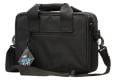 NcStar CPDX2971B VISM Double Pistol Range Bag with Mag Pouches, Loop Fasteners, Zippers, Padding & Black Finish