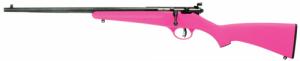 Savage Arms Rascal Youth Left Hand Pink 22 Long Rifle Bolt Action Rifle