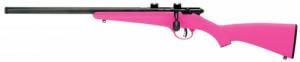 Savage Arms Rascal FV-SR Youth Left Hand Pink 22 Long Rifle Bolt Action Rifle - 13842 Savage Arms Rascal FV-SR Youth Left Hand Pink 22 Long Rifle Bolt Action Rifle - 13842