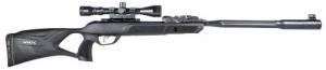 Gamo  Swarm Fusion 10X Gen3 Gas Piston 22 Pellet 10rd Black Fluted Steel All Weather Lightweight Thumbhole Stock Sc - 611006335554