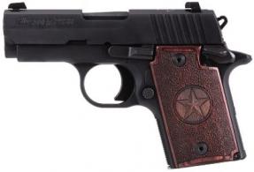 Sig Sauer P938 Micro Texas 9mm Single 3 6+1 Rosewood Grip Bl - 9389TXAMBI Sig Sauer P938 Micro Texas 9mm Single 3 6+1 Rosewood Grip Bl - 9389TXAMBI