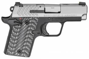 Springfield Armory 911 9mm Single 2.7 6+1/7+1 Gray G10 Grip Black Hardcoat Anodized Aluminum Frame Stainless Ste