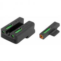 TruGlo TFX Pro for Sig P238 with #6 Front & Rear Fiber Optic Handgun Sight - 311