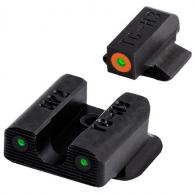Truglo Tritium Pro Night Sights S&W Bodyguard Green Tritium w/Orange Outline Front Tritium Green w/Black Outline Rear Black - 311 Truglo Tritium Pro Night Sights S&W Bodyguard Green Tritium w/Orange Outline Front Tritium Green w/Black Outline Rear Black - 311