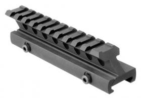 Aim Sports Riser Mount Black Anodized High Profile 1-Piece 5" Long w/.75" Mount Height for AR-Platform - MT012M